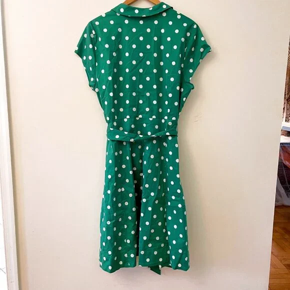 NWT Boden Women's Short Sleeve Shirt Dress, Size 16/18 - Picture 3 of 6